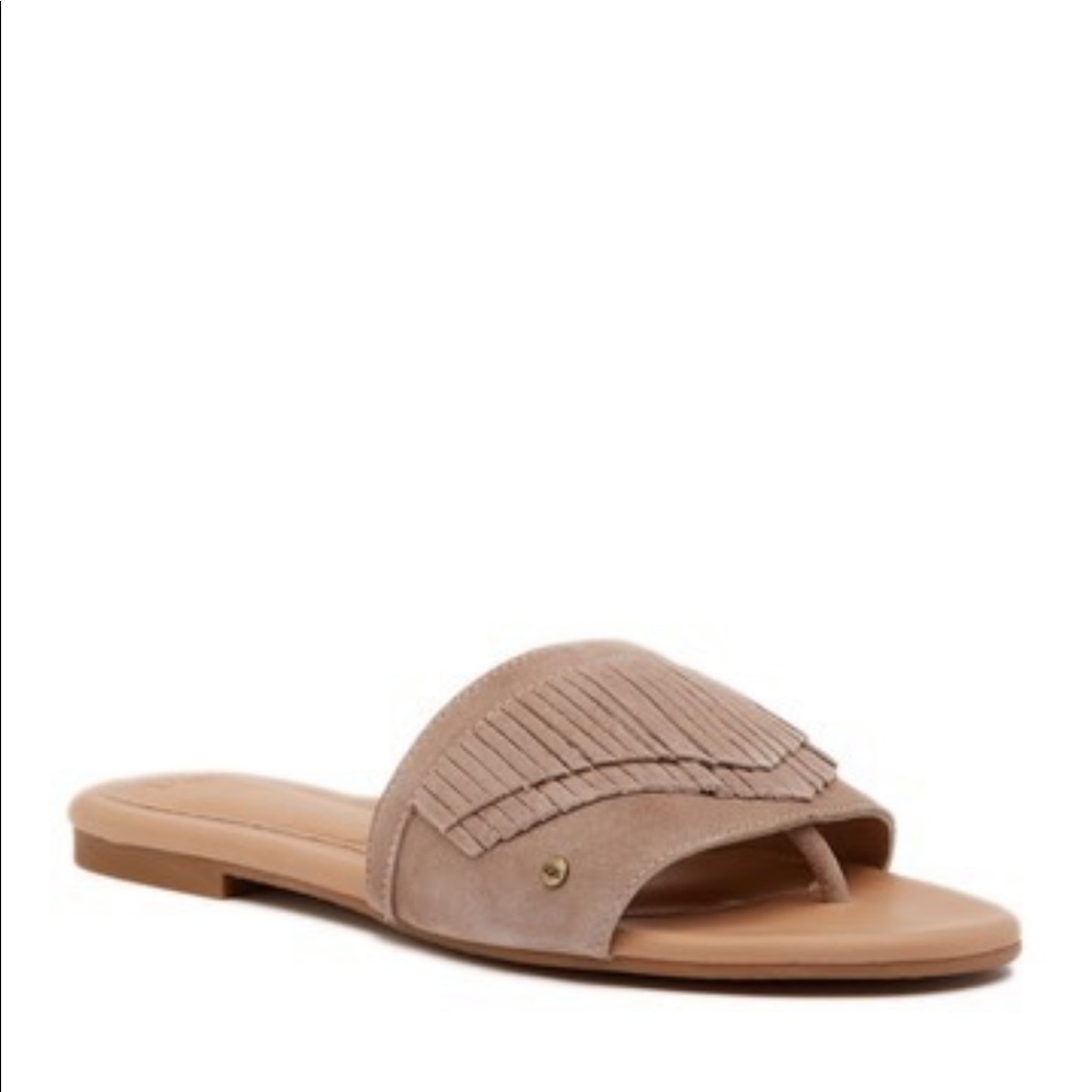 Ugh binx fringe thong sandal